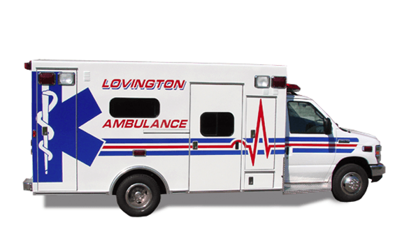 Lovington Ambulance vehicle wrap