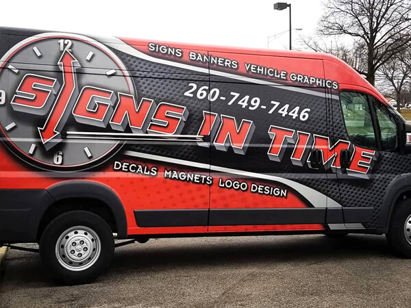 Services - Signs In Time | Custom Vehicle Graphics, Car and Truck Wraps